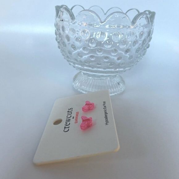 J. Crew Glitter Butterfly Earrings - Picture 5 of 5